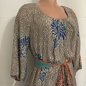 Corey Lynn Calter Silk Mini Dress Pockets Cottagecore Anthropologie